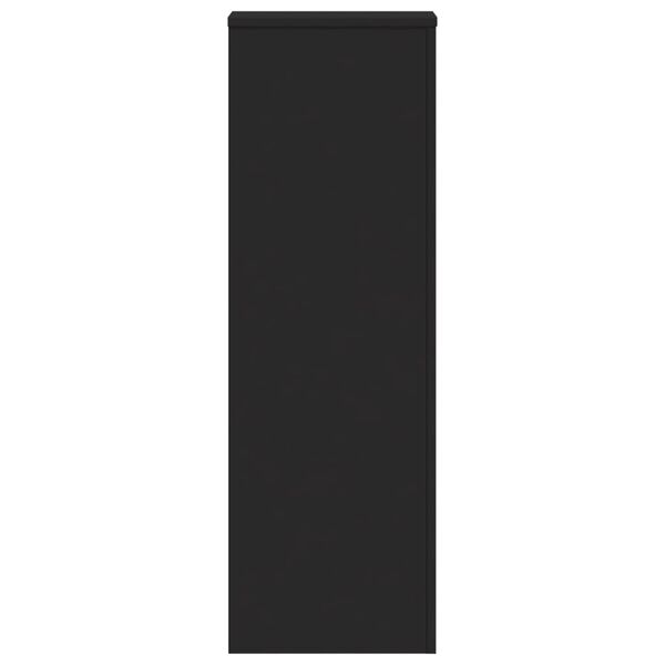 vidaXL taimealus, must, 33 x 33 x 100 cm, tehispuit