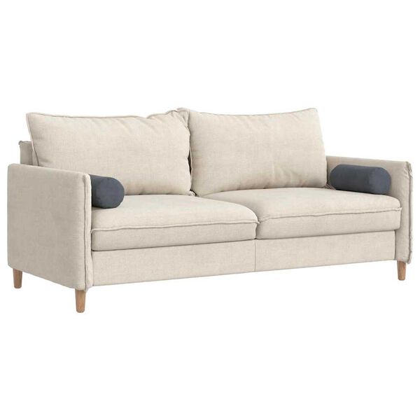 vidaXL Padjad 2 pcs Tumehall Ø 15 x 40 cm Korter kangas