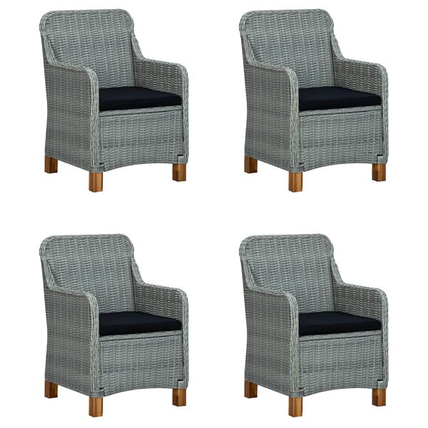 vidaXL 5-osaline aia s&ouml;&ouml;gikomplekt, helehall