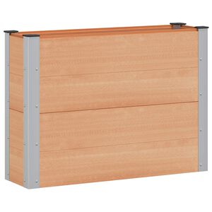 vidaXL K&otilde;rgendatud aia taimelava Pruun 100 x 30 x 72 cm
