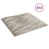 vidaXL seinapaneelid 12 tk betoon 50x50 cm XPS 3 m² kivi