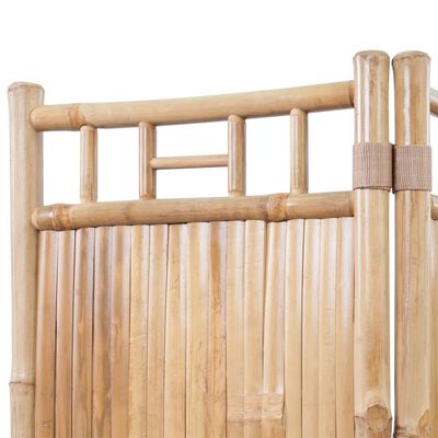 Nelja paneeliga bambusest vahesein