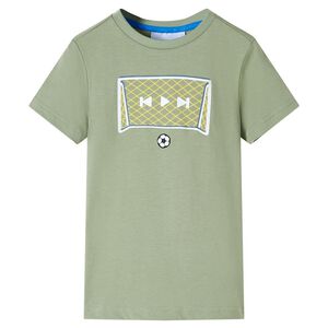 Laste T-s&auml;rk, hele khaki, 116