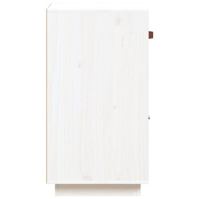 vidaXL puhvetkapp, valge, 34x40x75 cm, männipuit