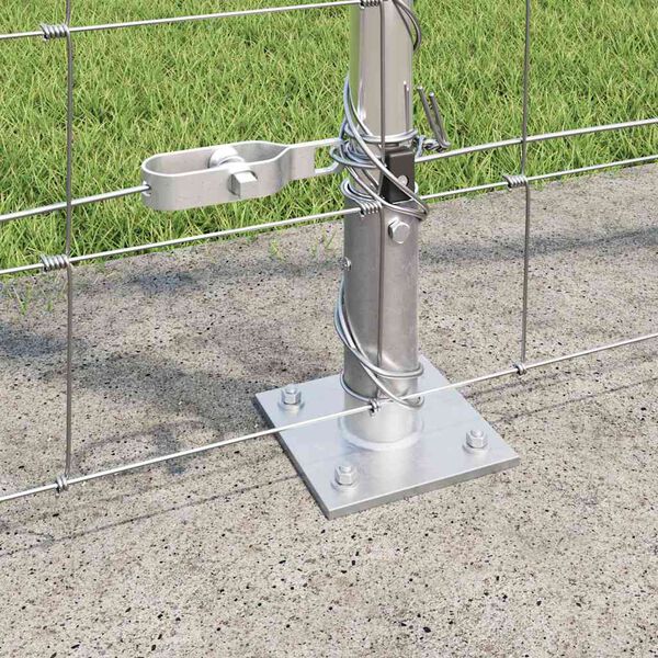 vidaXL Aiapost Galvaniseeritud 25 x 1,4 m Teras