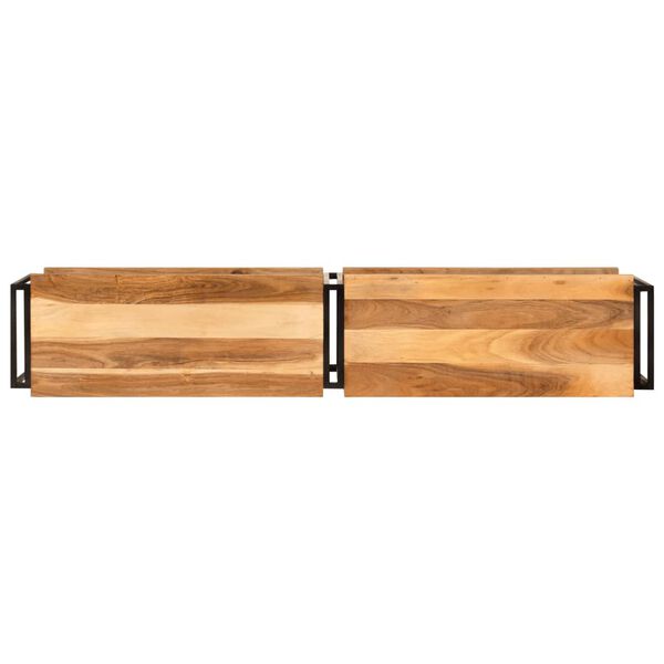 vidaXL telerikapp, 160 x 30 x 40 cm, toekas akaatsiapuit