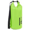 vidaXL kuivkott lukuga roheline 20 l PVC