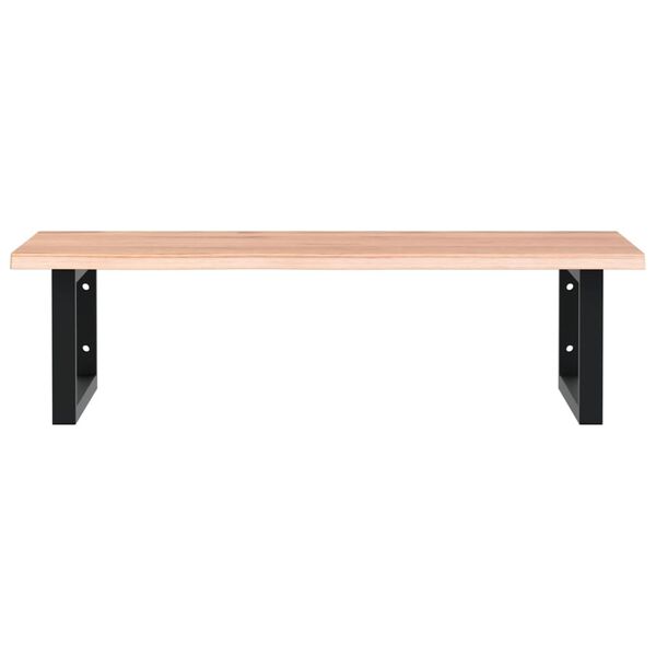 vidaXL seinale kinnitatav valamuriiul, teras ja tammepuit