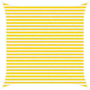 vidaXL P&auml;ikesepuri Kollane ja Valge 3,6 x 3,6 m 100% pol&uuml;ester Oxford