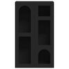vidaXL K&otilde;ide Must 59 x 35 x 100,5 cm Tehispuit
