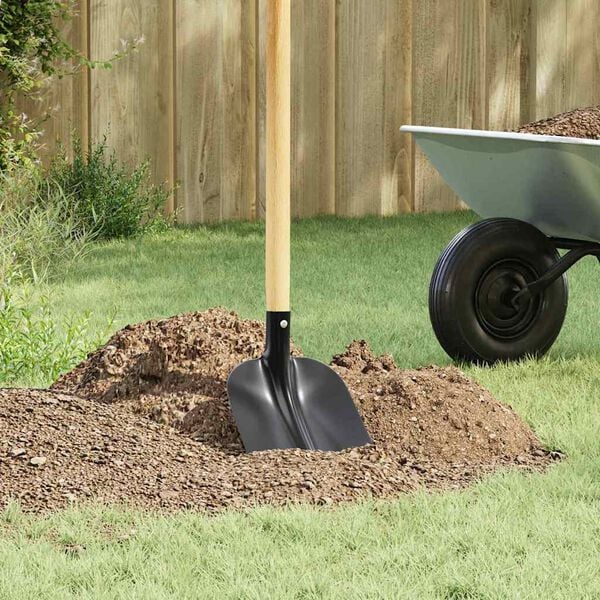 vidaXL Labida pea Must 34,5 x 24 cm Pulbervärvitud teras