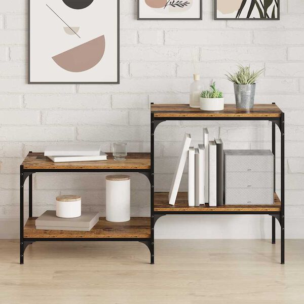 vidaXL Raamatute riiuli plaat 4 pcs Pruun 60 x 40 x 1,5 cm Tehispuit