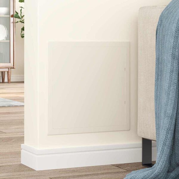 vidaXL Ligip&auml;&auml;su paneelid Valge 30 x 30 cm ABS Plastik