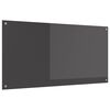 vidaXL K&ouml;&ouml;giseina paneel Tumehall 120 x 60 cm karastatud klaas