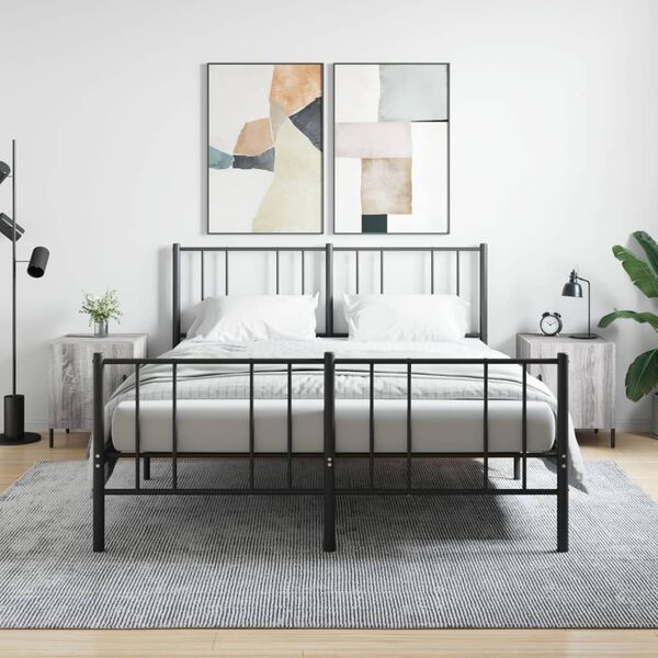 vidaXL öökapid 2 tk, hall Sonoma tamm, 40 x 40 x 50 cm, tehispuit