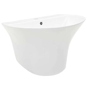 vidaXL Basin Valge 56 x 48 x 42 cm Glaseeritud keraamika