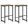 vidaXL Baaritool 2 tk Artisan tamm 40 x 32 x 74 cm Tehispuit