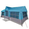 vidaXL Peretelk Sinine ja Hall 622 x 295 x 238 cm Pol&uuml;ester ja teras