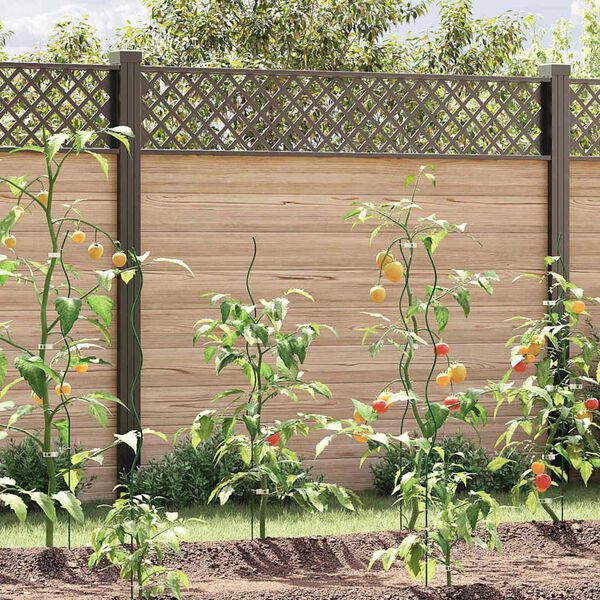 vidaXL Taimede toeta 20 pcs Roheline 110 x 0.6 x 0.6 cm Teras