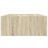 vidaXL sahtlitega seinariiulid, 2 tk, tamm, 40 x 23,5 x 10 cm MDF