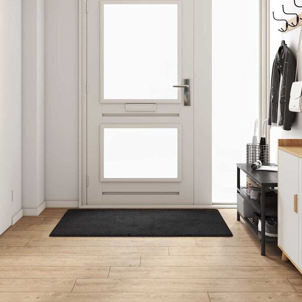 vidaXL Vaip jooksur Must 80 x 150 cm 100% pol&uuml;prop&uuml;leen tuft