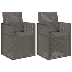 vidaXL Aia Toitlustustoolid 2 pcs Helehall PP