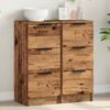 vidaXL puhvetkapid 2 tk Vana puit 30x30x70 cm Engineered Wood