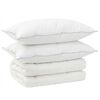 vidaXL Tekk ja padjakomplekt 3 pcs 200x200 cm 4 aastaaega 220 GSM Vill