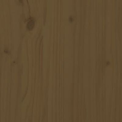 vidaXL hoiukast, meepruun, 109 x 36,5 x 33 cm, männipuit