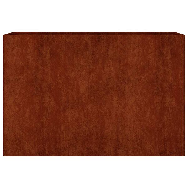 vidaXL taimekast, 120 x 40 x 80 cm, Corten-teras