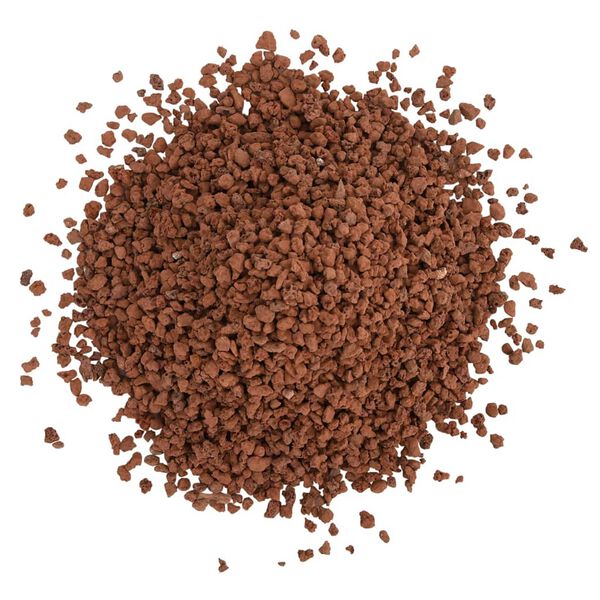 vidaXL vulkaanilised kivimid 10 kg, punane, 5-8 mm