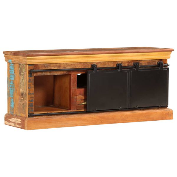 vidaXL telerikapp, 110 x 30 x 45 cm, toekas taaskasutatud puit