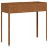 vidaXL taimekast, hall, 100,5x40,5x90 cm, ilmastikukindel teras