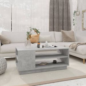 vidaXL kohvilaud, betoonhall, 102 x 55 x 43 cm, puitlaastplaat