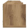 vidaXL CD seinariiul Artisan tamm 75x18x18 cm Engineered Wood