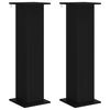 vidaXL Taimede alus 2 tk Must 30,5 x 30 x 100,5 cm Tehispuit