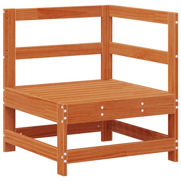 vidaXL Aia lounge komplekt 8 pcs Vahapunane Tahke m&auml;nd