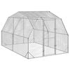 vidaXL kanade aedik 2,5 x 4 x 2,25 m, tsingitud terasest
