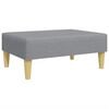 vidaXL jalapink, helehall , 77x55x31 cm, samet