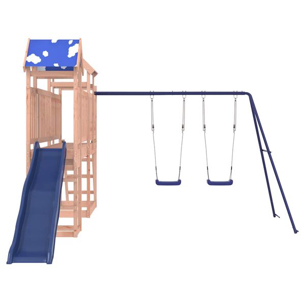 vidaXL õue mänguväljak, ebatsuuga puit