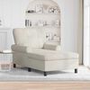 vidaXL Chaise Lounge padjaga cream 91 x 157 x 91 cm Samet