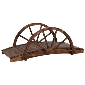 vidaXL aiasild poolratta kujuliste piiretega, 99x50x38 cm, nulupuit