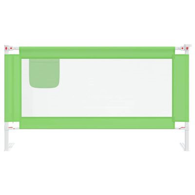 vidaXL voodipiire väikelapse voodile, roheline, 150 x 25 cm, kangas