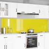 vidaXL Kögi Splashback 2 pcs Kollane 120 x 60 cm karastatud klaas