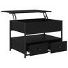 vidaXL Kohvilaud sahtliga Must tamm 70 x 50 x 54.5 cm Tehispuit