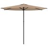 vidaXL Aedapara 270 x 270 cm Pol&uuml;ester Ristk&uuml;lik Pruunikashall