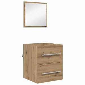 vidaXL Vannitoa m&ouml;&ouml;bleset sahtliga Pruun 41 x 38,5 x 48 cm