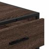 vidaXL Sahtlikapp Pruun tamm 70x41x56 cm Engineered Wood