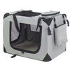 @Pet koera transpordikott nailon 90x61x65 cm, hall, 11074