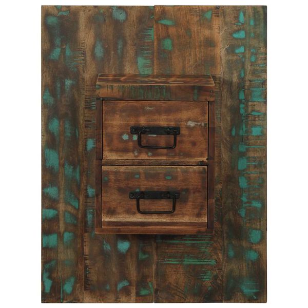 vidaXL &ouml;&ouml;kapp, mitmev&auml;rviline 60x32x80 cm taaskasutatud t&auml;ispuit